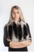 Rex chinchila fur scarf